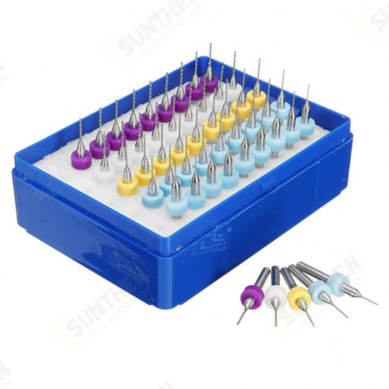 50pcs 0.5-0.9mm Tungsten Carbide Micro PCB Drill Bit Set for PCB Circuit Board 50pcs 0.5-0.9mm Tungsten Carbide Micro PCB Drill Bit Set for PCB Circuit Board