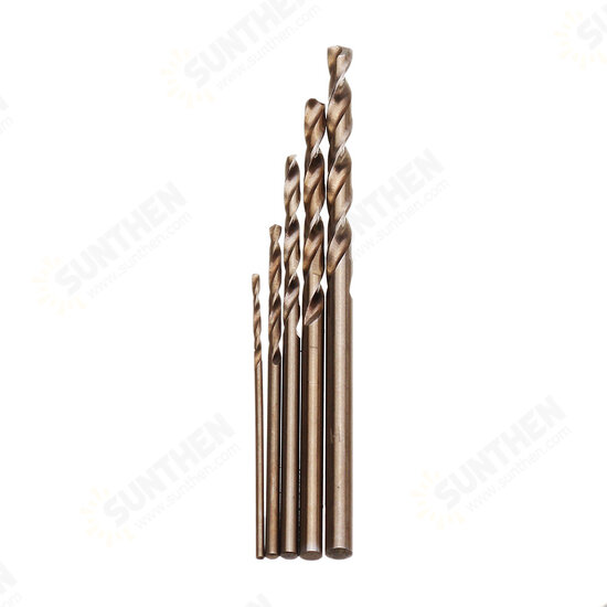 50pcs 1/1.5/2/2.5/3mm HSS M35 Cobalt Twist Drill Bit 50pcs 1/1.5/2/2.5/3mm HSS M35 Cobalt Twist Drill Bit