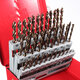 51Pcs 1-6mm M35 Cobalt Drill Bit Set HSS-Co Jobber Length Twist Drill Bits with Metal Case for Stainless Steel Wood Metal Drilling 51Pcs 1-6mm M35 Cobalt Drill Bit Set HSS-Co Jobber Length Twist Drill Bits with Metal Case for Stainless Steel Wood Metal Drilling