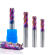 5/6/8/10/12mm ULTRA Surface Tungsten Carbide End Mill HRC60 4 Flute Spiral End Milling Cutter CNC Router Bit