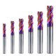 5/6/8/10/12mm ULTRA Surface Tungsten Carbide End Mill HRC60 4 Flute Spiral End Milling Cutter CNC Router Bit