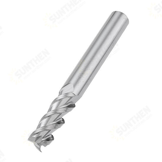 5/6/8mm 3 Flutes End Mill Cutter Tungsten Carbide Milling Tool for Aluminum