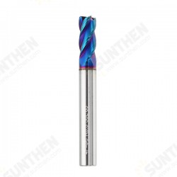 5/6/8mm R0.5 Nano Blue Coating Carbide End Mill HRC60 4 Flute CNC Milling Cutter 5/6/8mm R0.5 Nano Blue Coating Carbide End Mill HRC60 4 Flute CNC Milling Cutter