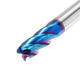 5/6/8mm R0.5 Nano Blue Coating Carbide End Mill HRC60 4 Flute CNC Milling Cutter 5/6/8mm R0.5 Nano Blue Coating Carbide End Mill HRC60 4 Flute CNC Milling Cutter