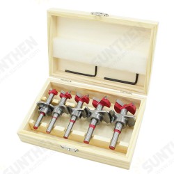 5Pcs Forstner Drill Bit Set 15 20 25 30 35mm Wood Auger Cutter Hexagon Wrench Woodworking Hole Saw For Power Tools 5Pcs Forstner Drill Bit Set 15 20 25 30 35mm Wood Auger Cutter Hexagon Wrench Woodworking Hole Saw For Power Tools