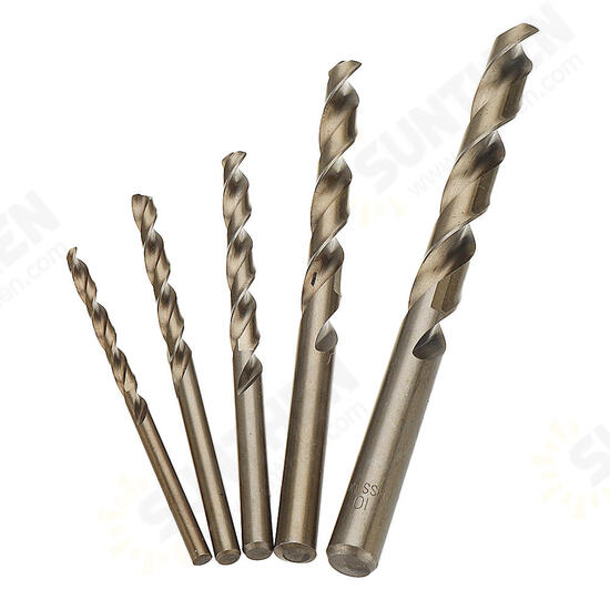 5pcs 4-10mm HSS M35 Cobalt Twist Drill Bit 4/5/6/8/10mm for Metal Stainless Steel Aluminium Copper 5pcs 4-10mm HSS M35 Cobalt Twist Drill Bit 4/5/6/8/10mm for Metal Stainless Steel Aluminium Copper