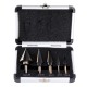 5pcs HSS Step Drill Bit Set Hole Cutter Drilling Tool Multiple Hole 50 Sizes with Aluminum Case 5pcs HSS Step Drill Bit Set Hole Cutter Drilling Tool Multiple Hole 50 Sizes with Aluminum Case