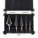5pcs HSS Step Drill Bit Set Hole Cutter Drilling Tool Multiple Hole 50 Sizes with Aluminum Case 5pcs HSS Step Drill Bit Set Hole Cutter Drilling Tool Multiple Hole 50 Sizes with Aluminum Case