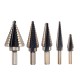 5pcs HSS Step Drill Bit Set Hole Cutter Drilling Tool Multiple Hole 50 Sizes with Aluminum Case 5pcs HSS Step Drill Bit Set Hole Cutter Drilling Tool Multiple Hole 50 Sizes with Aluminum Case