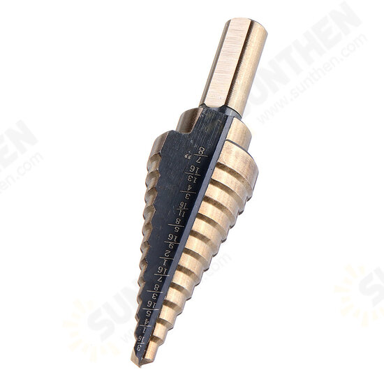 5pcs HSS Step Drill Bit Set Hole Cutter Drilling Tool Multiple Hole 50 Sizes with Aluminum Case 5pcs HSS Step Drill Bit Set Hole Cutter Drilling Tool Multiple Hole 50 Sizes with Aluminum Case