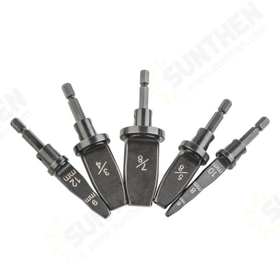 5pcs Swaging Tool Pipe Expander Tube Expander Household Drill Bit Set 5pcs Swaging Tool Pipe Expander Tube Expander Household Drill Bit Set