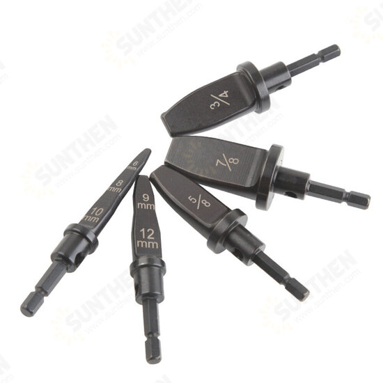 5pcs Swaging Tool Pipe Expander Tube Expander Household Drill Bit Set 5pcs Swaging Tool Pipe Expander Tube Expander Household Drill Bit Set