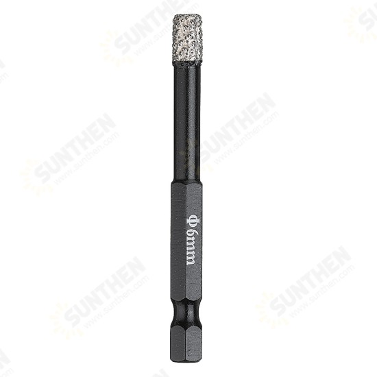 6-14mm Vaccum Brazed Diamond Dry Drill Bits Hole Saw Cutter for Granite Marble Ceramic Tile Glass 6-14mm Vaccum Brazed Diamond Dry Drill Bits Hole Saw Cutter for Granite Marble Ceramic Tile Glass