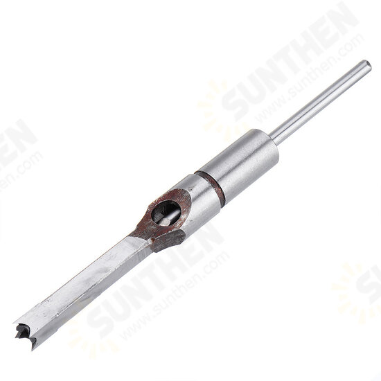 6.35/7.94/9.5/12.7mm Woodworking Square Hole Drill Bit Mortising Chisel 1/4 to 1/2 Inch