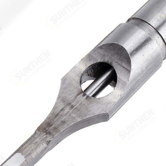 6.35/7.94/9.5/12.7mm Woodworking Square Hole Drill Bit Mortising Chisel 1/4 to 1/2 Inch