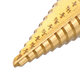 6Pcs HSS Titanium Coated Step Drill Bit With Center Punch Drill Set Hole Cutter Drilling Tool 6Pcs HSS Titanium Coated Step Drill Bit With Center Punch Drill Set Hole Cutter Drilling Tool