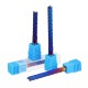 6mm Shank 22/25/32/42/52mm Tungsten Carbide Milling Cutter Blue Nano Coated End Mill 6mm Shank 22/25/32/42/52mm Tungsten Carbide Milling Cutter Blue Nano Coated End Mill