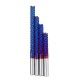 6mm Shank 22/25/32/42/52mm Tungsten Carbide Milling Cutter Blue Nano Coated End Mill 6mm Shank 22/25/32/42/52mm Tungsten Carbide Milling Cutter Blue Nano Coated End Mill