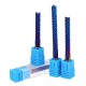 6mm Shank 22/25/32/42/52mm Tungsten Carbide Milling Cutter Blue Nano Coated End Mill 6mm Shank 22/25/32/42/52mm Tungsten Carbide Milling Cutter Blue Nano Coated End Mill