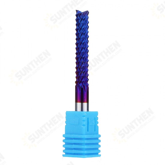 6mm Shank 22/25/32/42/52mm Tungsten Carbide Milling Cutter Blue Nano Coated End Mill 6mm Shank 22/25/32/42/52mm Tungsten Carbide Milling Cutter Blue Nano Coated End Mill