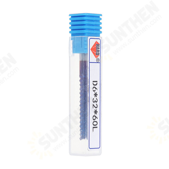 6mm Shank 32mm Tungsten Carbide Milling Cutter Blue Nano Coated End Mill 6mm Shank 32mm Tungsten Carbide Milling Cutter Blue Nano Coated End Mill