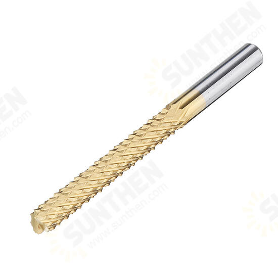 6mm Shank Tungsten Carbide End Mill Titanuim Coated PCB Milling Cutter 22/32/42/52mm 6mm Shank Tungsten Carbide End Mill Titanuim Coated PCB Milling Cutter 22/32/42/52mm