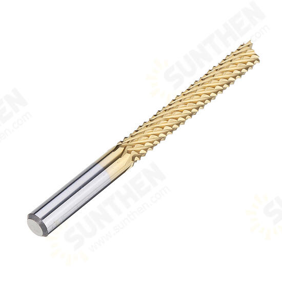 6mm Shank Tungsten Carbide End Mill Titanuim Coated PCB Milling Cutter 22/32/42/52mm 6mm Shank Tungsten Carbide End Mill Titanuim Coated PCB Milling Cutter 22/32/42/52mm