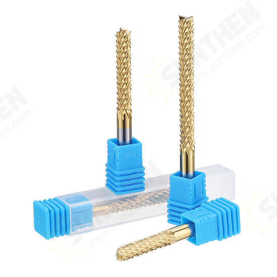 6mm Shank Tungsten Carbide End Mill Titanuim Coated PCB Milling Cutter 22/32/42/52mm 6mm Shank Tungsten Carbide End Mill Titanuim Coated PCB Milling Cutter 22/32/42/52mm
