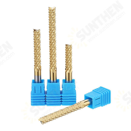 6mm Shank Tungsten Carbide End Mill Titanuim Coated PCB Milling Cutter 22/32/42/52mm 6mm Shank Tungsten Carbide End Mill Titanuim Coated PCB Milling Cutter 22/32/42/52mm
