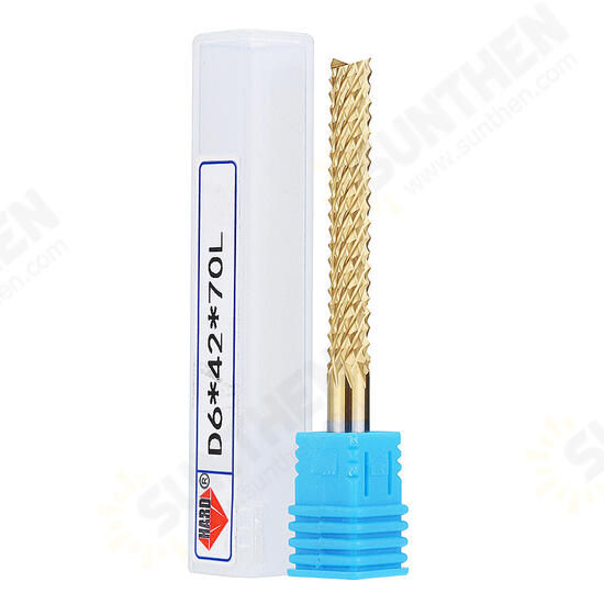 6mm Shank Tungsten Carbide End Mill Titanuim Coated PCB Milling Cutter 22/32/42/52mm 6mm Shank Tungsten Carbide End Mill Titanuim Coated PCB Milling Cutter 22/32/42/52mm