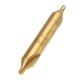 6pcs 1/1.5/2/2.5/3/5mm Center Drills 60 Degree HSS Titanium Coated Countersink Drill Bit