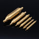 6pcs 1/1.5/2/2.5/3/5mm Center Drills 60 Degree HSS Titanium Coated Countersink Drill Bit