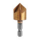 6pcs 6-19mm 82 Degree 5 Flute Titanium Chamfering Cutter Hex Shank Countersink Drill Bit 6pcs 6-19mm 82 Degree 5 Flute Titanium Chamfering Cutter Hex Shank Countersink Drill Bit
