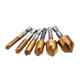 6pcs 6-19mm 82 Degree 5 Flute Titanium Chamfering Cutter Hex Shank Countersink Drill Bit 6pcs 6-19mm 82 Degree 5 Flute Titanium Chamfering Cutter Hex Shank Countersink Drill Bit