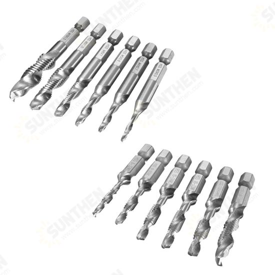 6pcs HSS 1/4inch Hex Shank Countersink Drill Bit Set UNC or Metric Deburr Countersink Bits 6pcs HSS 1/4inch Hex Shank Countersink Drill Bit Set UNC or Metric Deburr Countersink Bits