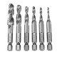6pcs HSS 1/4inch Hex Shank Countersink Drill Bit Set UNC or Metric Deburr Countersink Bits 6pcs HSS 1/4inch Hex Shank Countersink Drill Bit Set UNC or Metric Deburr Countersink Bits