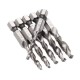 6pcs HSS 1/4inch Hex Shank Countersink Drill Bit Set UNC or Metric Deburr Countersink Bits 6pcs HSS 1/4inch Hex Shank Countersink Drill Bit Set UNC or Metric Deburr Countersink Bits