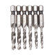 6pcs HSS 1/4inch Hex Shank Countersink Drill Bit Set UNC or Metric Deburr Countersink Bits 6pcs HSS 1/4inch Hex Shank Countersink Drill Bit Set UNC or Metric Deburr Countersink Bits