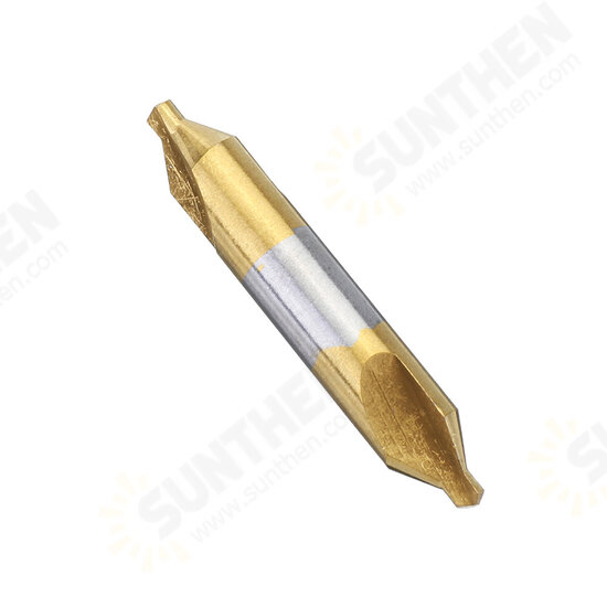 6pcs HSS Center Drill Bit 1/1.5/2/2.5/3/5mm 60 Degree Titanium Coated Countersink Drill Bit 6pcs HSS Center Drill Bit 1/1.5/2/2.5/3/5mm 60 Degree Titanium Coated Countersink Drill Bit
