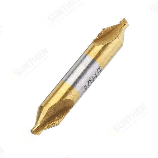 6pcs HSS Center Drill Bit 1/1.5/2/2.5/3/5mm 60 Degree Titanium Coated Countersink Drill Bit 6pcs HSS Center Drill Bit 1/1.5/2/2.5/3/5mm 60 Degree Titanium Coated Countersink Drill Bit