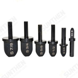 6pcs Imperial Tube Pipe Expander Swaging Tool for Air Conditioner Copper Pipe Swaging Tool Drill Bit Repairing Set
