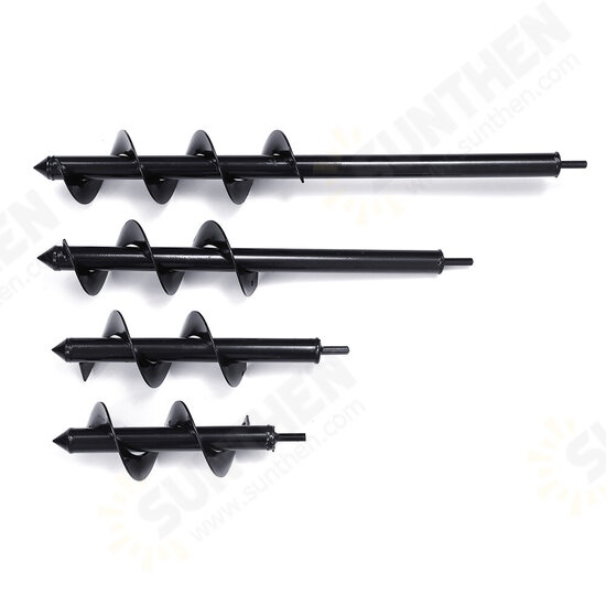 7.6x25/30/45/60cm Garden Auger Small Earth Planter Drill Bit Post Hole Digger Earth Planting Auger Drill Bit for Electric Drill 7.6x25/30/45/60cm Garden Auger Small Earth Planter Drill Bit Post Hole Digger Earth Planting Auger Drill Bit for Electric Drill