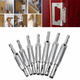 7pcs HSS Self Centering Hinge Drill Bit Door Window Cabinet Woodworking Hole Puncher 7pcs HSS Self Centering Hinge Drill Bit Door Window Cabinet Woodworking Hole Puncher