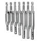 7pcs HSS Self Centering Hinge Drill Bit Door Window Cabinet Woodworking Hole Puncher