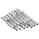 7pcs HSS Self Centering Hinge Drill Bit Door Window Cabinet Woodworking Hole Puncher