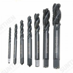 7pcs M3-M12 HSS Nitriding Coated Screw Tap Metric Right Hand Spiral Screw Thread Tap 7pcs M3-M12 HSS Nitriding Coated Screw Tap Metric Right Hand Spiral Screw Thread Tap