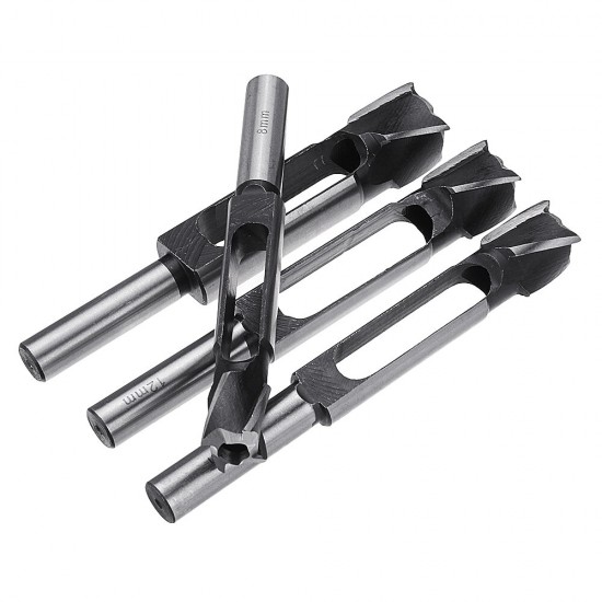 8/10/12/15mm Tenon Dowel And Plug Drill 13mm Shank Tenon Maker Tapered Woodworking Cutter