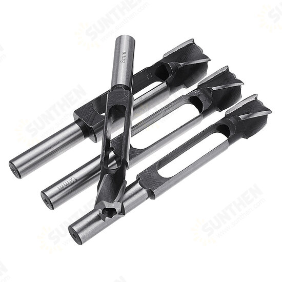8/10/12/15mm Tenon Dowel And Plug Drill 13mm Shank Tenon Maker Tapered Woodworking Cutter 8/10/12/15mm Tenon Dowel And Plug Drill 13mm Shank Tenon Maker Tapered Woodworking Cutter