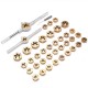 86Pcs Hard Alloy Plating Titanium SAE Tap And Die Set Combination Metric Tools Kit 86Pcs Hard Alloy Plating Titanium SAE Tap And Die Set Combination Metric Tools Kit
