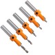 8mm Shank HSS Woodworking Countersink Drill Router Bit 2.8x8 to 4x10mm Carbide Tip Screw Extractor Remon Demolition for Wood Milling Cutter